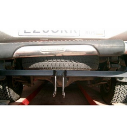 Фаркоп Mitsubishi L200 2004-2015 (удлиненная база), условно-съемный,(без электрики) Трейлер.7112