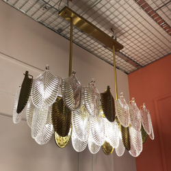 Люстра Cloyd BONGA-C C13 / шир. 100 см - желт/бесцвет. стекло (арт.10599)