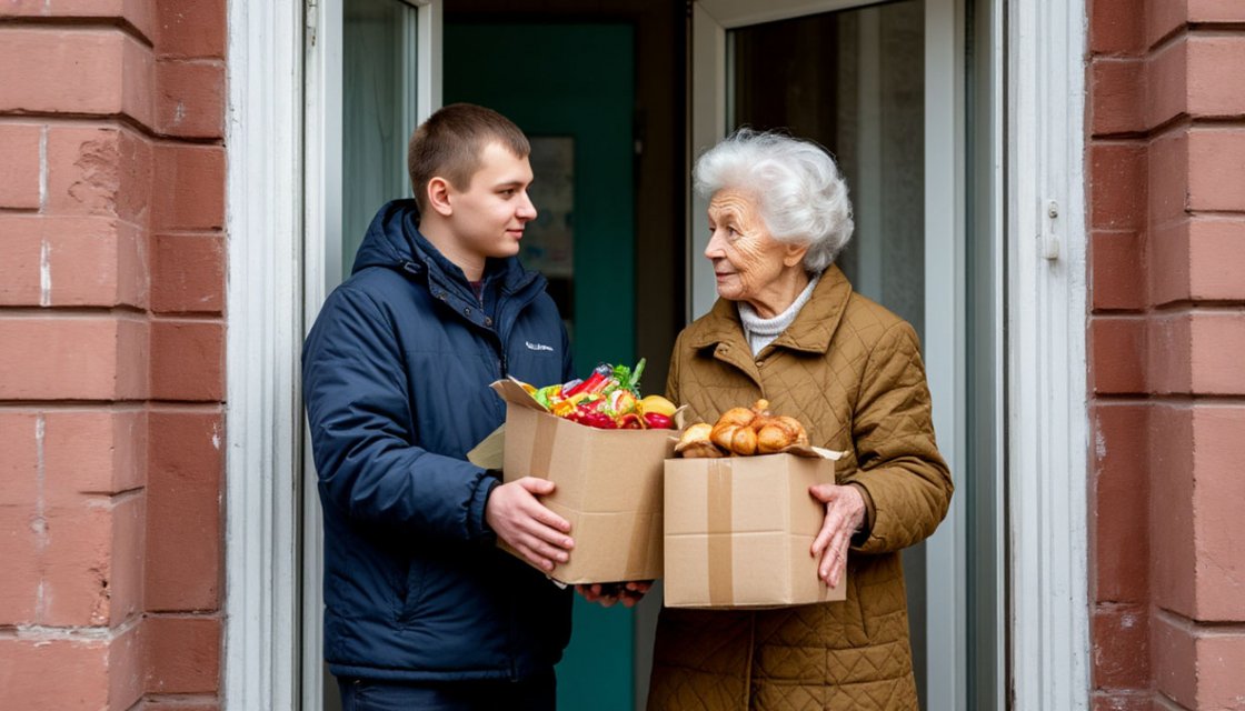 57% россиян заказывают доставку для близких несколько раз в месяц