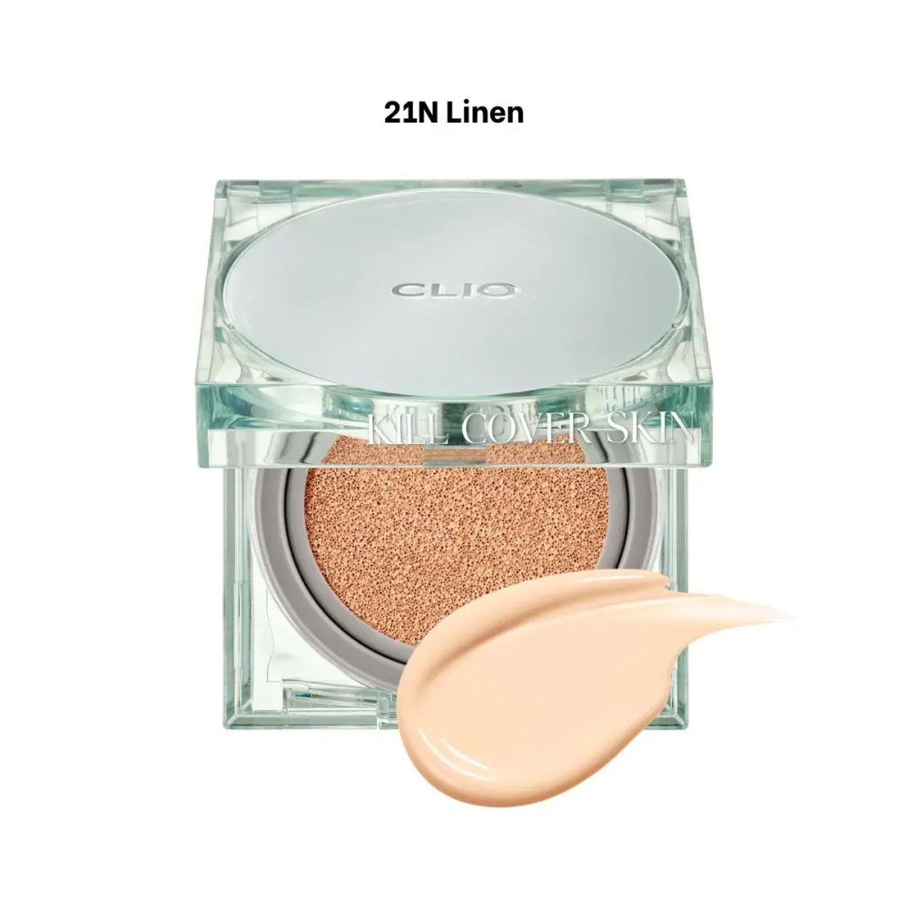 CLIO KILL COVER SKIN FIXER CUSHION (Spf 50+) - Стойкий тональный кушон с матовым финишем