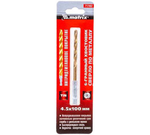 СВЕРЛО ПО МЕТАЛЛУ MATRIX 4,5ММ 6-ГРАННЫЙ ХВОСТОВИК 717452