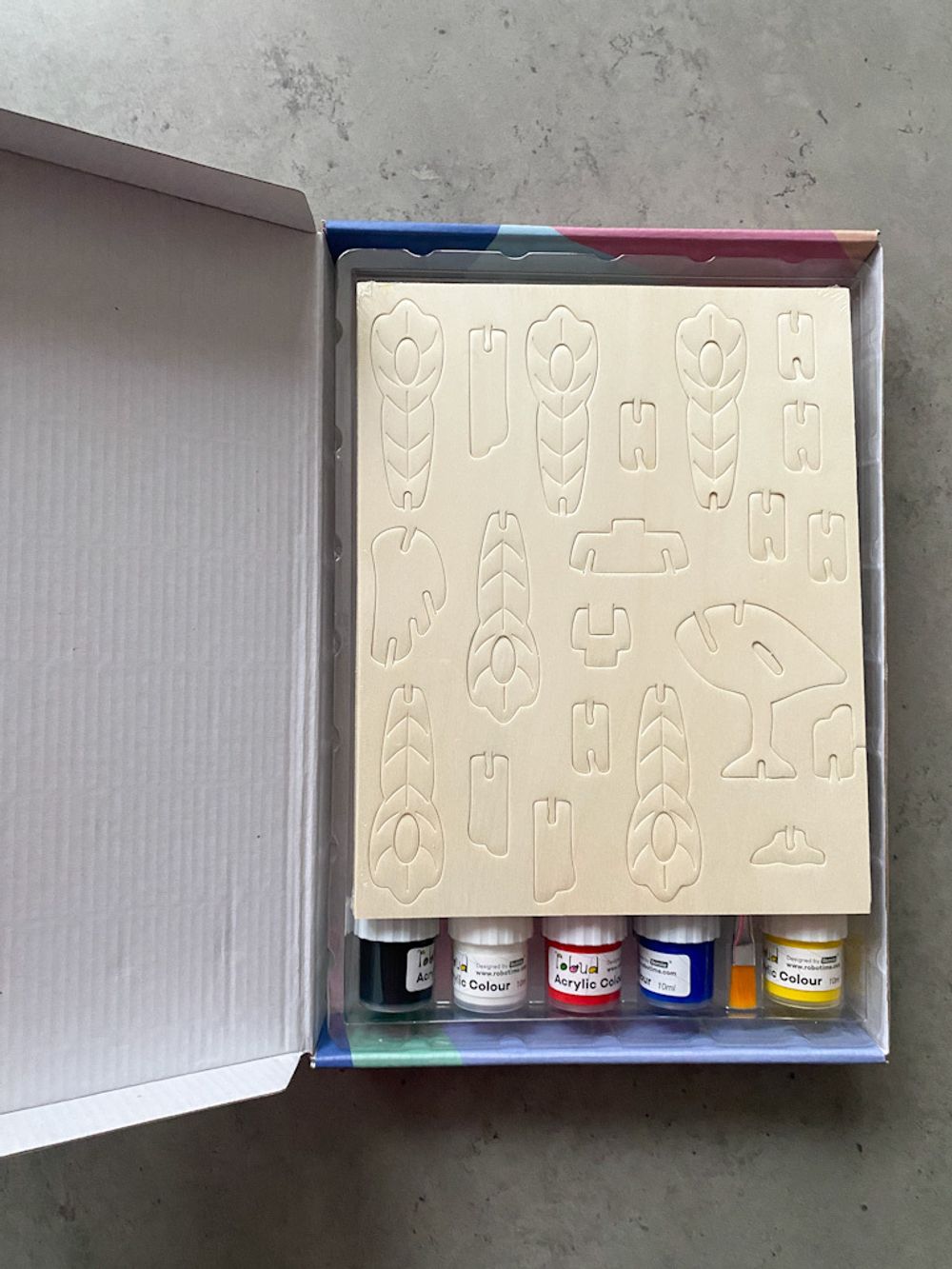 Деревянный конструктор-раскраска Robotime