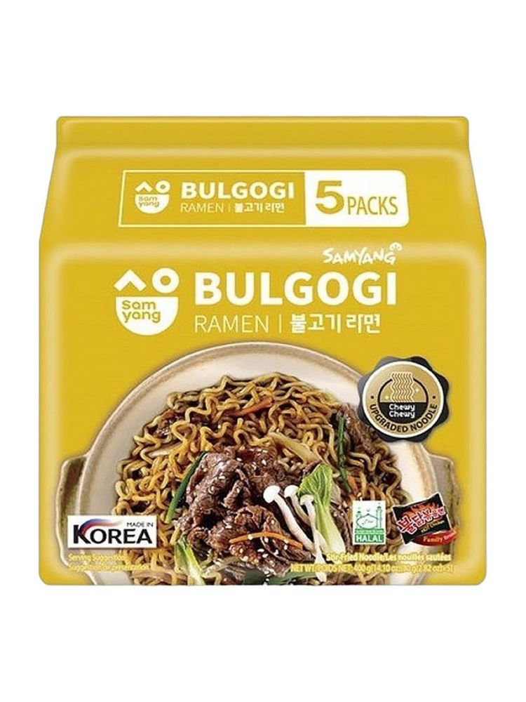 Лапша быстрого приготовления Samyang Bulgogi Ramen 80 г