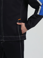 Костюм Джет-2 (тк.Саржа,320) п/к, т.синий/васильковый