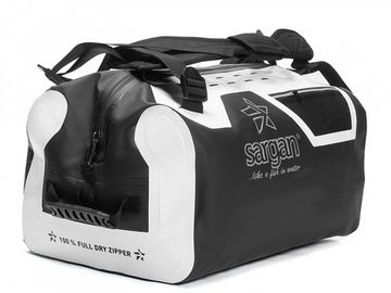 Гермо-Сумка-Рюкзак Sargan Прогрессор-80 герметичная молния 100%, вкладыш 80 л черно-белая