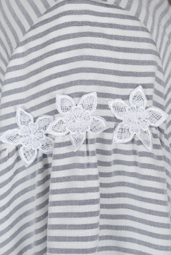 Блузка 2560ЛП, полоска #139П092560ЛП