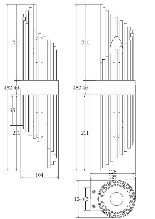 Бра Maytoni Frame MOD174WL-02G
