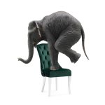 Стул деревянный Woodville Милано 1 зеленый, белый, ножки белые