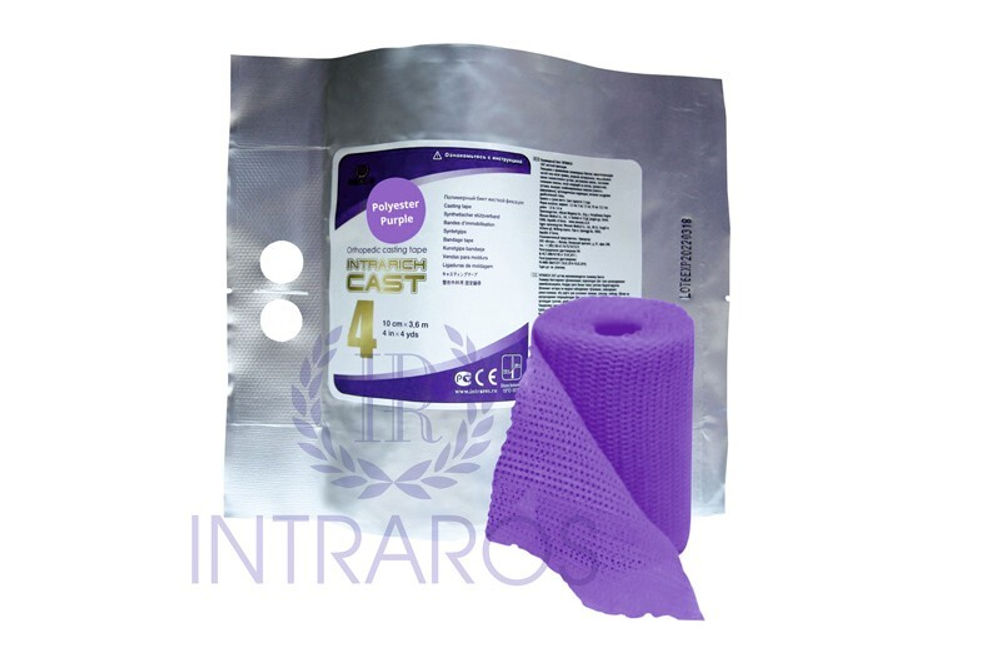 Полимерный бинт INTRARICH CAST 10см х 3.6м, жесткий