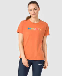 Женская теннисная футболка Head Rainbow - Оранжевый