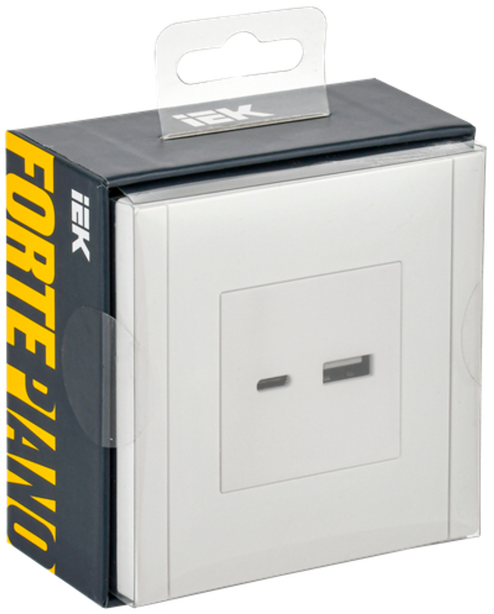 FORTE&PIANO Розетка USB A+C 18Вт FP251 белый IEK