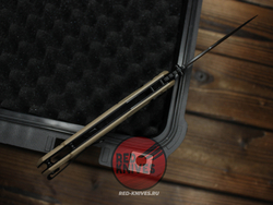 Нож Zero Tolerance 0203 - рукоять Desert, клинок черный