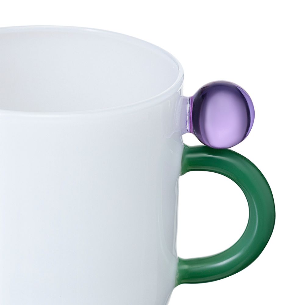 Кружка Orb, 345 мл, зеленая/фиолетовая
