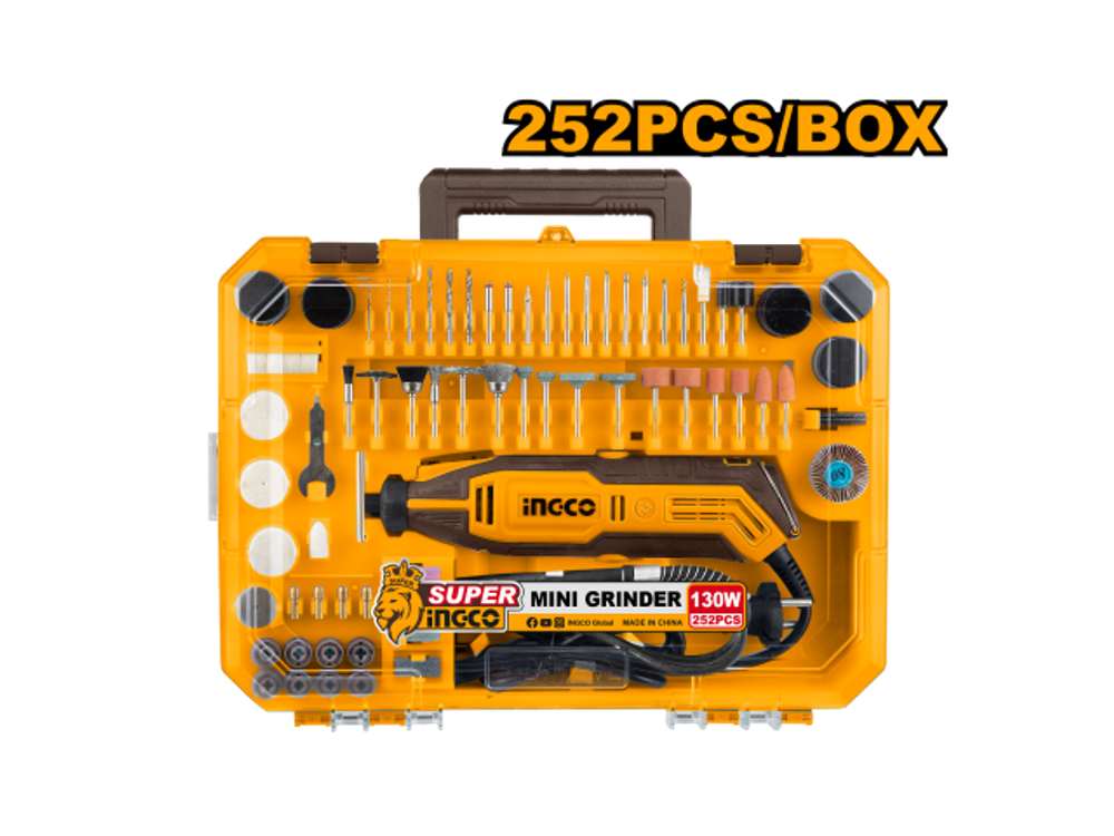 Гравер электрический с гибким валом INGCO MG133281 130 Вт