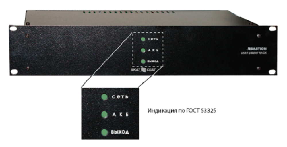 Источник бесперебойного питания  Бастион СКАТ-2400И7 RACK