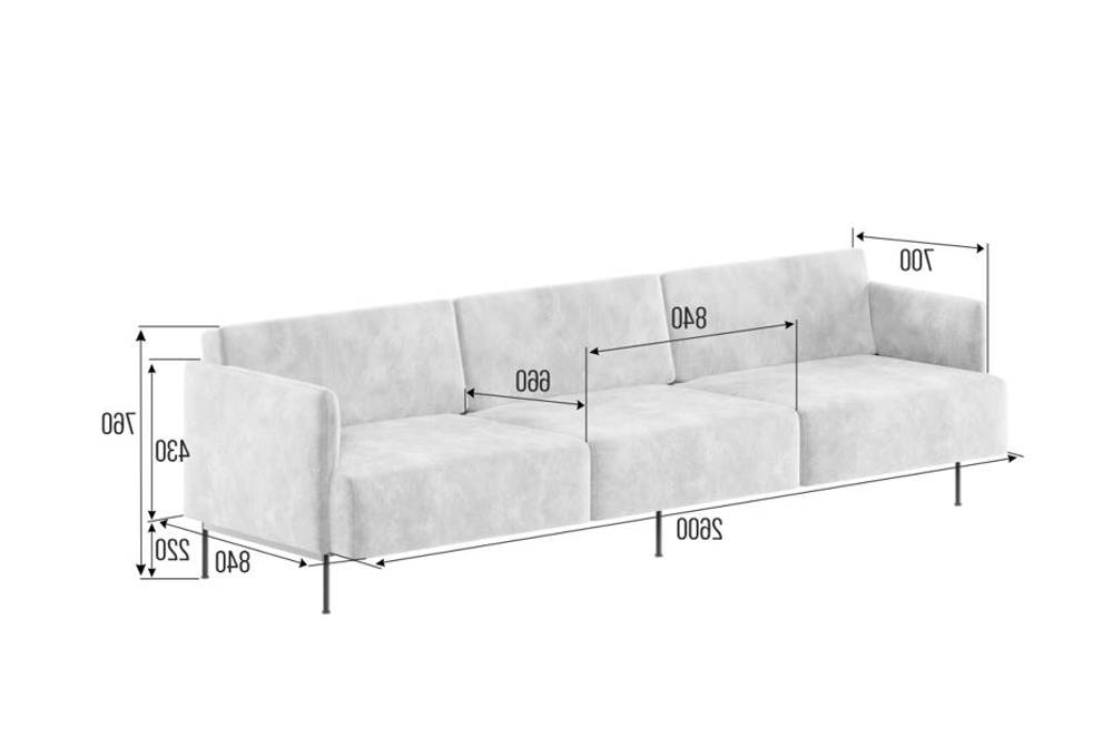 Диван трехместный СТЕНЛИ