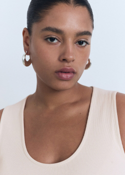 Комбинированное платье с пышной юбкой