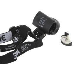 Фонарь налобный светодиодный ЭРА GB-601 на батарейках мощный яркий 3 режима черный | Налобные фонари