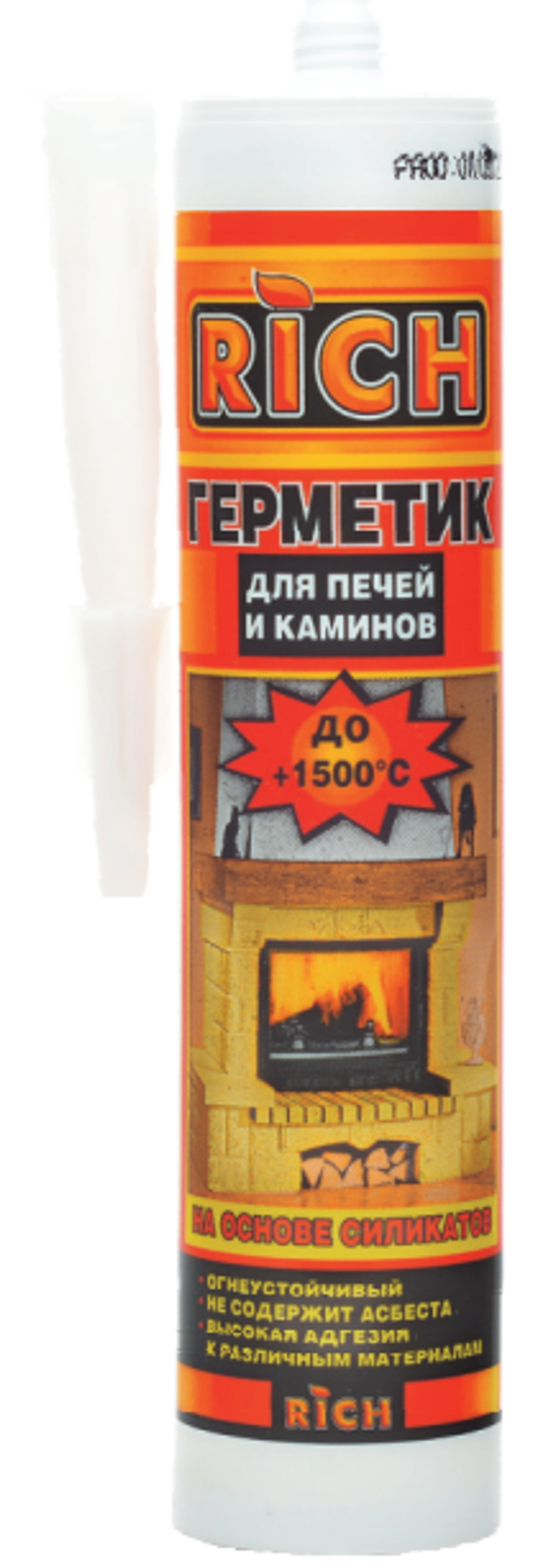 РИЧ герметик высокотемпературный 1500градусов 310мл (ящ.15шт)