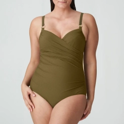 PRIMADONNA Купальник с поясом, оливковый