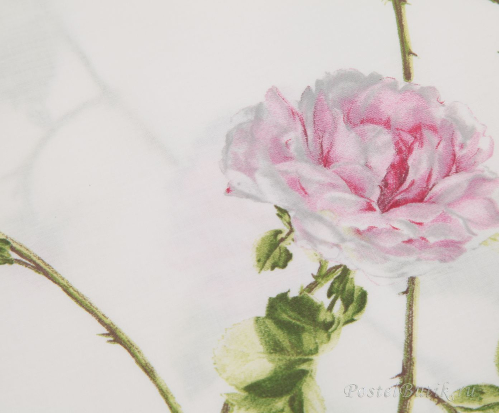 Постельное белье 2 спальное евро макси Mirabello Scented Rose бежевое