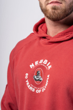 Толстовка Washed Hoodie HERITAGE 793 Красная