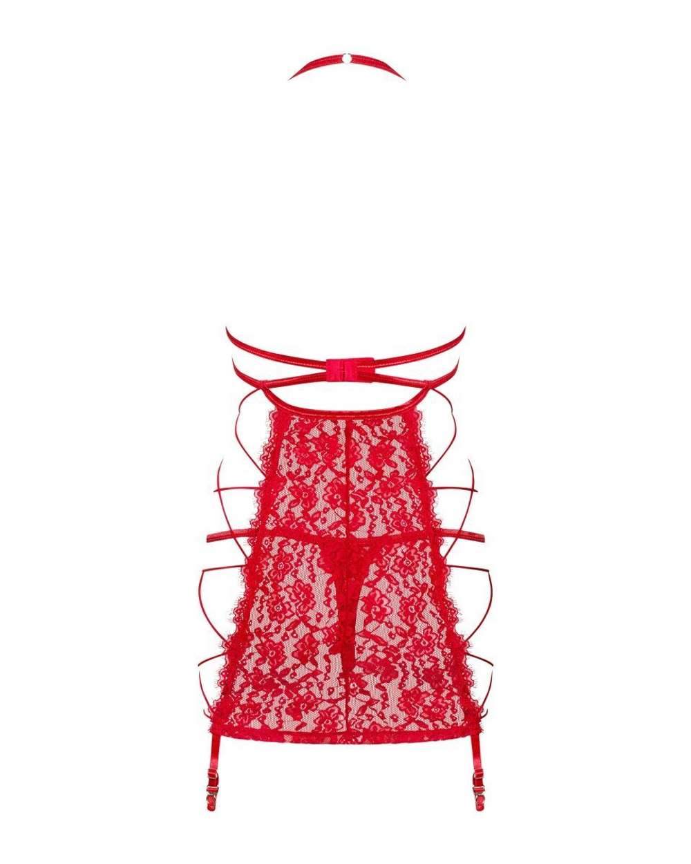 Соблазнительная короткая сорочка Rediosa (Размер: S-M) (Цвет: красный)