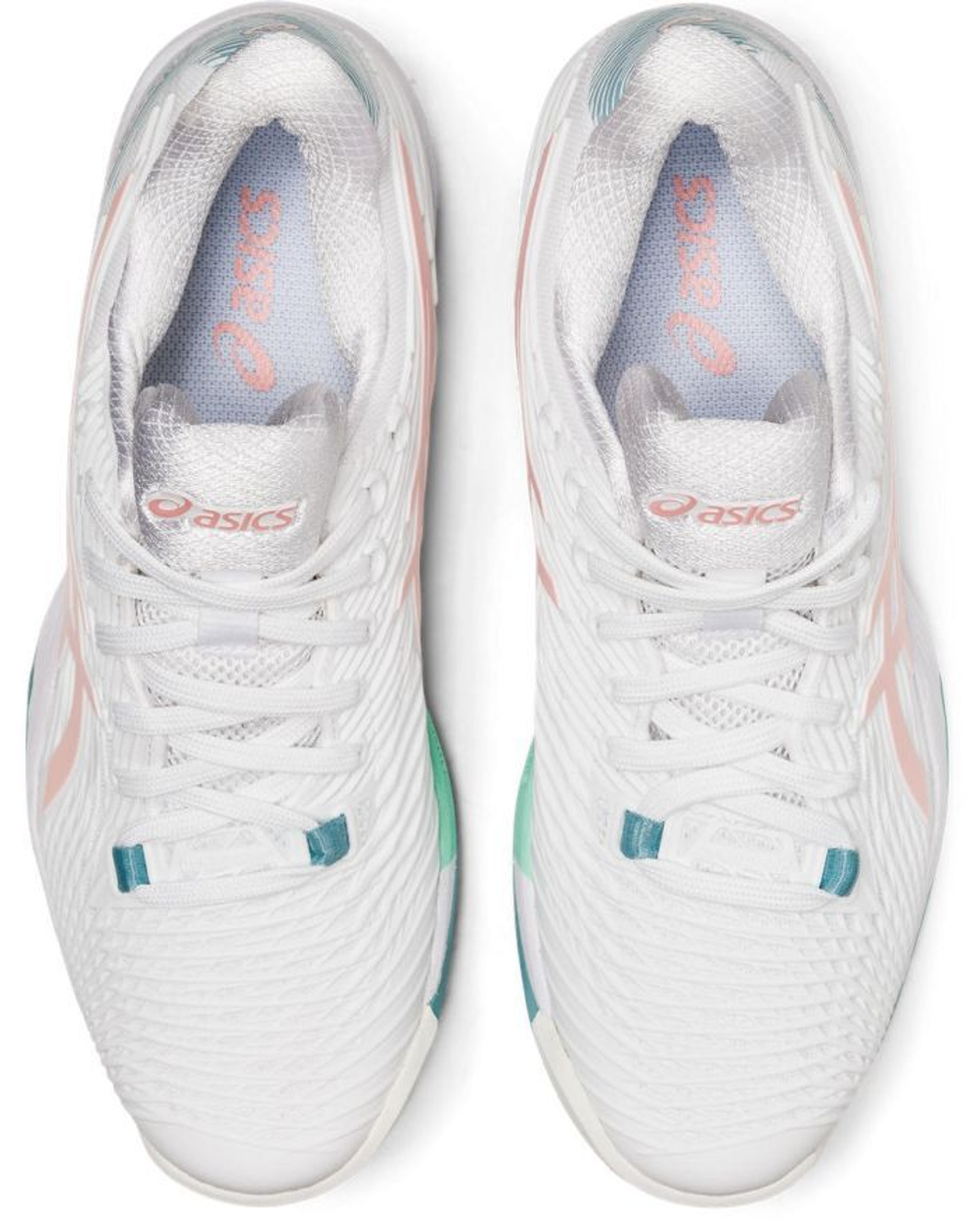 Женские Кроссовки теннисные Asics Solution Speed FF 2 Clay - white/frosted rose