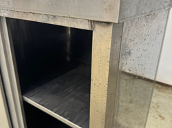 Стол-купе из нержавеющей стали 1000х600х860