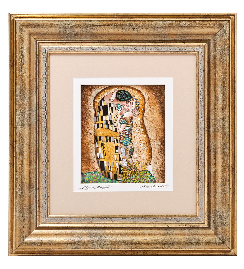 Народные промыслы ШК-55/244-01 Панно «Поцелуй» Густав Климт»