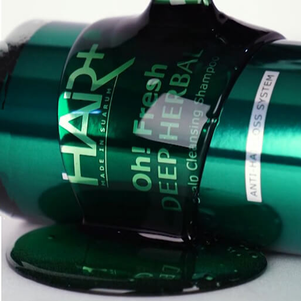 HAIR PLUS Oh! fresh deep herbal shampoo шампунь против выпадения волос на травах