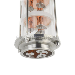 Тарельчатая колпачковая колонна (флейта) 4 дюйма, медная