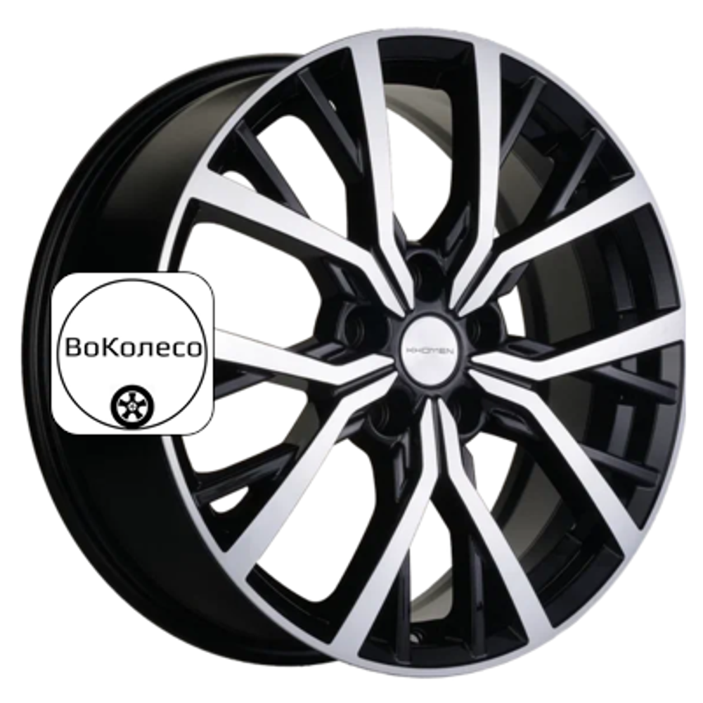 7x18/5x114,3 ET35 D66,1 KHW1806 (Koleos) Black-FP Khomen Wheels