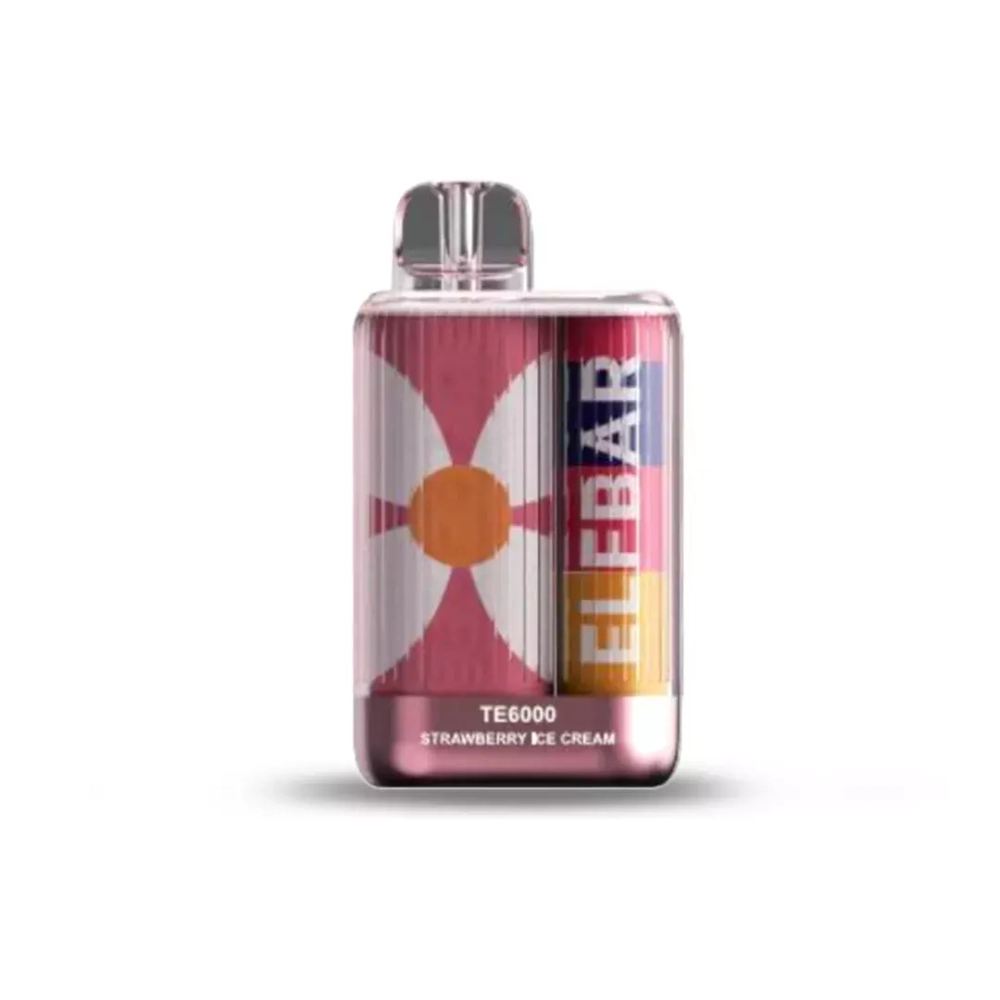 Elf Bar TE6000 - Strawberry Ice Cream (5% nic)