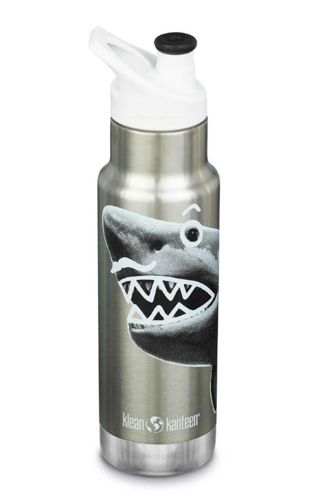 Детская термобутылка Klean Kanteen Insulated Kid Classic Narrow 12oz (355мл) Mr. Shark