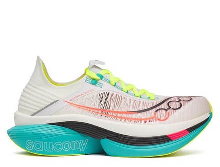 Кроссовки для бега мужские Saucony Endorphin Elite 2 M Бело-Бирюзовые