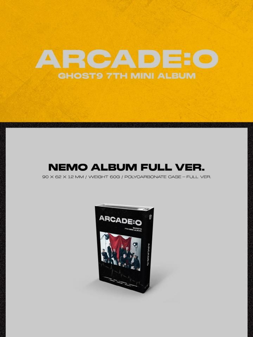 Альбом GHOST9 - ARCADE : O 7th Mini Album NEMO FULL Version