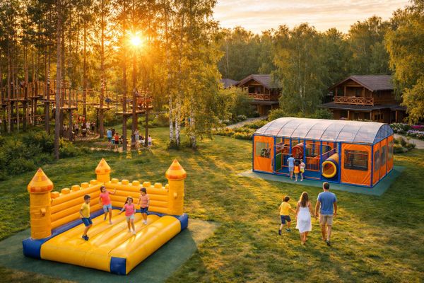 Детские развлечения на территории базы отдыха и санатория: форматы и решения