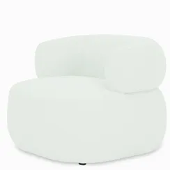 Кресло Plush Cloud молочное