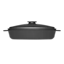 Кассероль прямоугольная керамическая с крышкой, 42x22.5x13 см, Weber