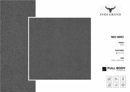 Керамогранит Full Body Neo Nero 60х60
