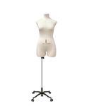 Манекен портновский женский Виктория, тип фигуры Песочные часы, комплект Про, размер 44, цвет бежевый
