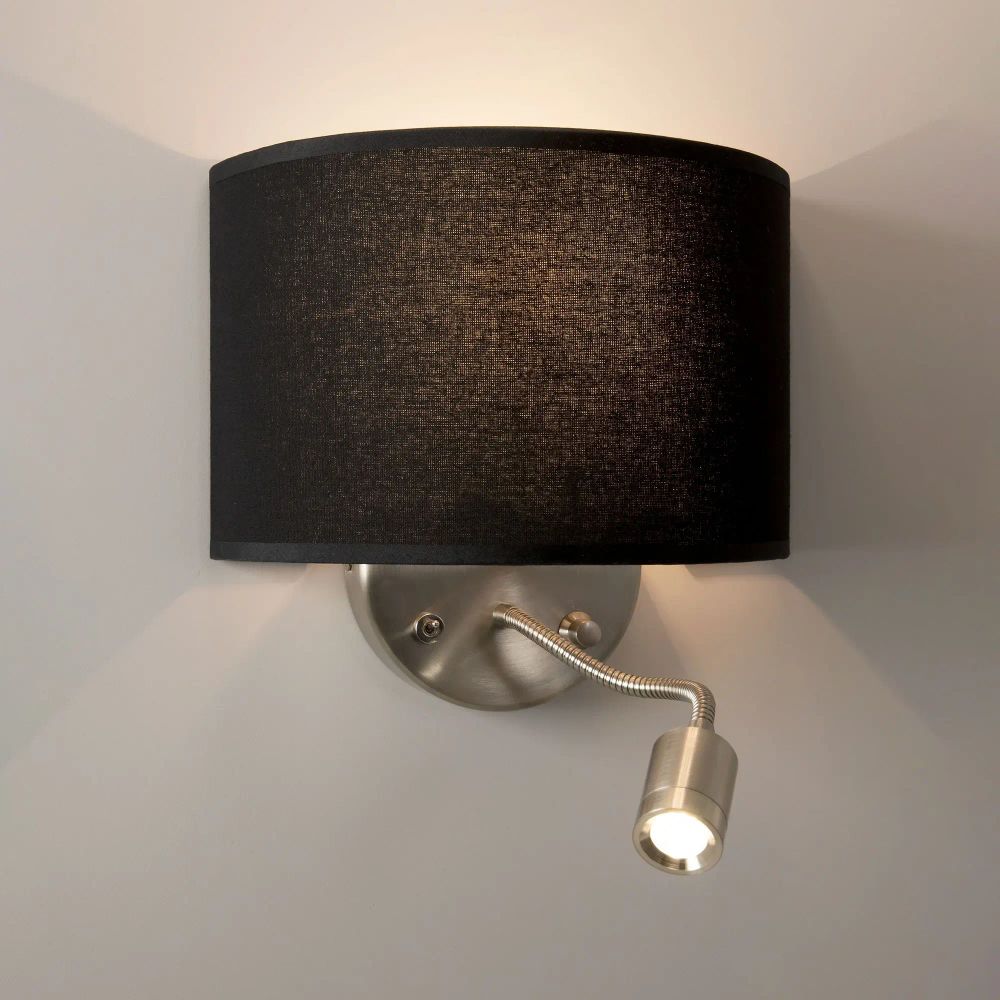 Citiluх Декарт CL704305 Бра с чёрным абажуром и диммером