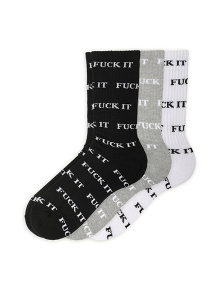 Носки ( Набор 3 Шт. ) Fuck It 3 Pack Socks