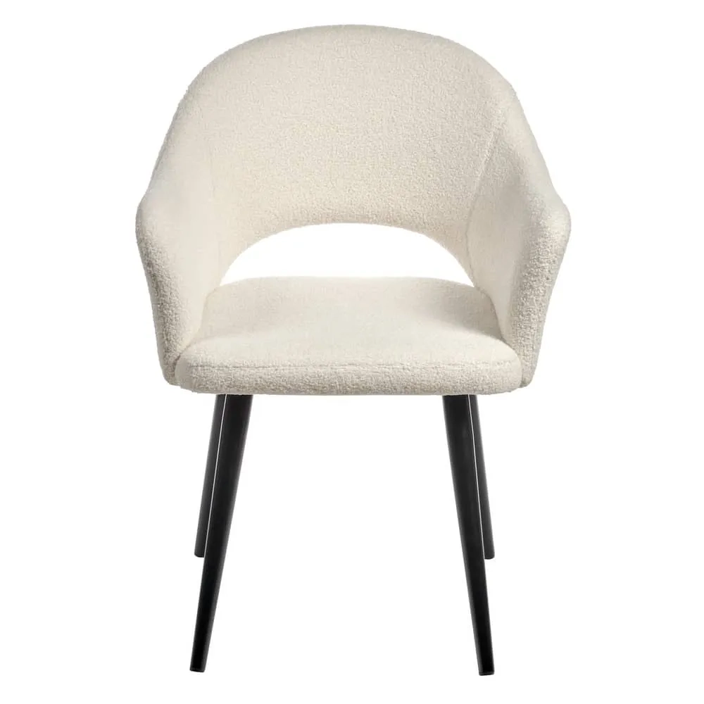 Стул Bradex Home Bruno белый, искусственный мех