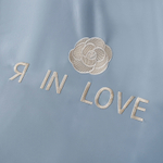 Комплект постельного белья Сатин-Шелк Я IN LOVE на резинке LVR011