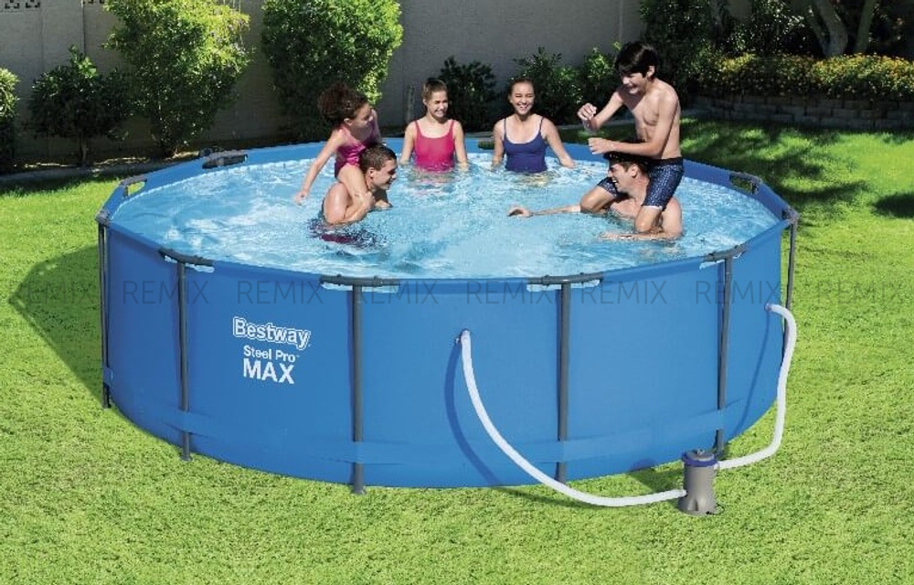 Бассейн Bestway №56984 размер 305 x 100 см, 6148 л, фильтр-насос 1249л/ч