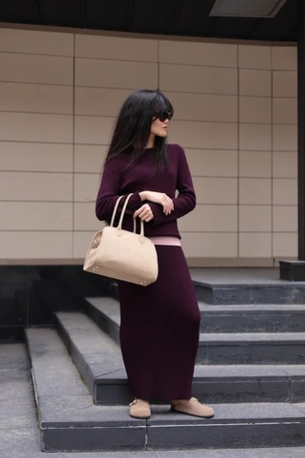 костюм: юбка и лонгслив