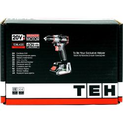 Аккумуляторная дрель TEH TDBL420 20V (без АКБ и ЗУ)