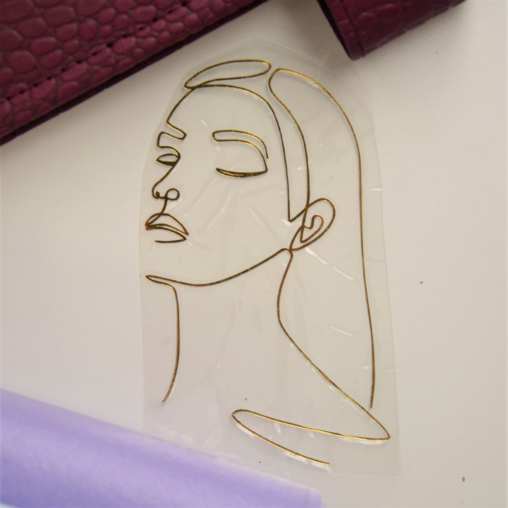 Картинка из термотрансферной пленки "Девушка 8"